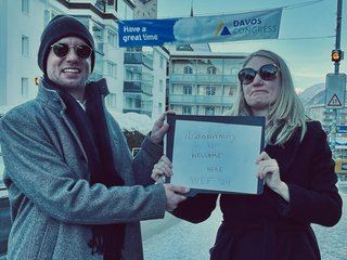 Early days at DNS ’24 on a Davos street.